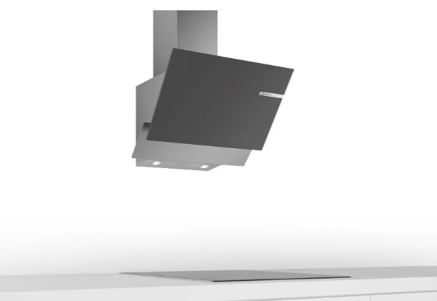 Bosch DWK65AD70R Duvar Tipi Davlumbaz 60 cm Antrasit Gri