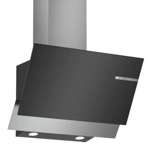 Bosch DWK65AD60R Duvar Tipi Davlumbaz Siyah Cam