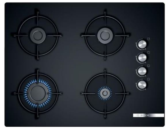 Bosch POP7C6O10O Ankastre Cam Ocak 67 Cm