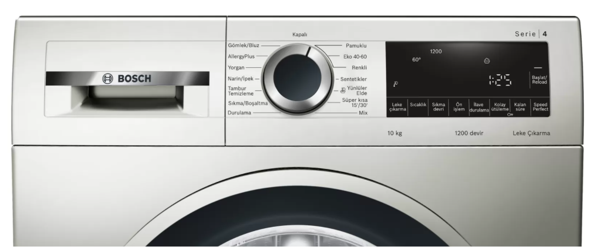 Bosch WGA252XVTR Çamaşır Makinesi 10 kg 1200 Devir