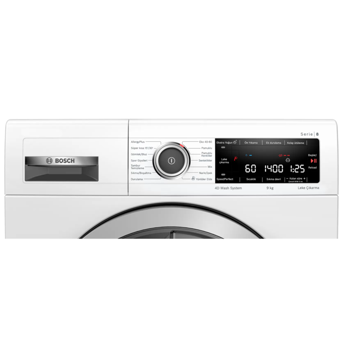 Bosch WAV28M80TR 9 Kg 1400 Devir Serie 8 Çamaşır Makinesi