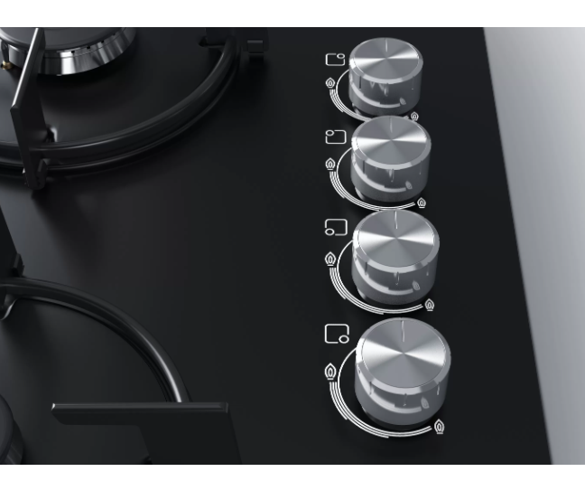 Bosch POP6C6O10O Doğalgazlı Ankastre Cam Ocak Siyah