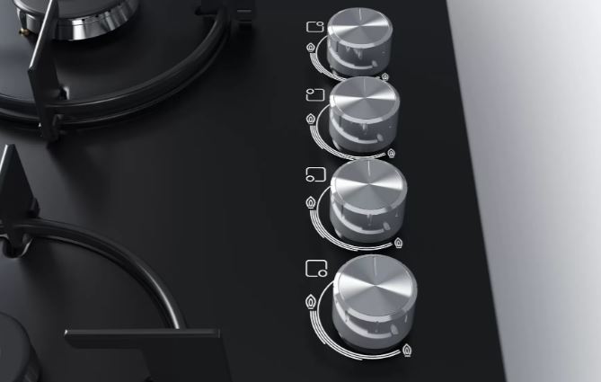 Bosch POP0C6O10O Doğalgazlı Siyah Cam Set Üstü Ocak