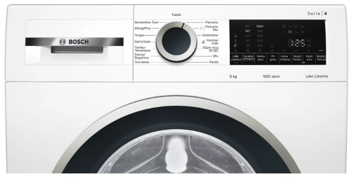 Bosch WGA141X1TR 9 Kg 1000 Devir Çamaşır Makinesi