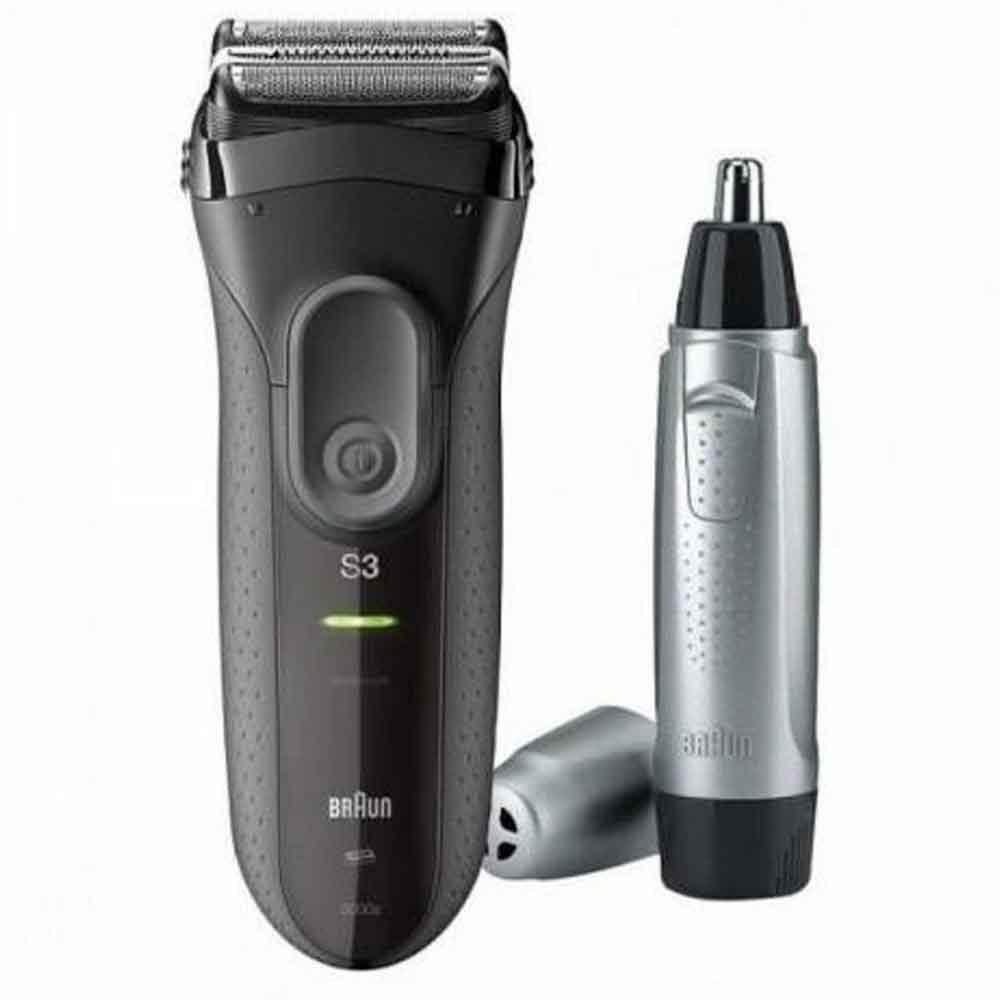 Braun 3 Serisi 3000VS Tıraş Makinesi + EN10 Kulak Burun Tüy Alma Makinesi