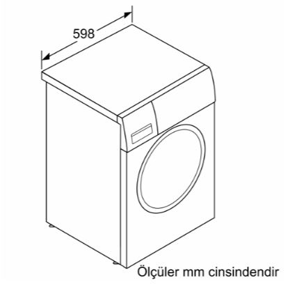 Bosch WAV28KH0TR 9 Kg 1400 Devir Çamaşır Makinesi