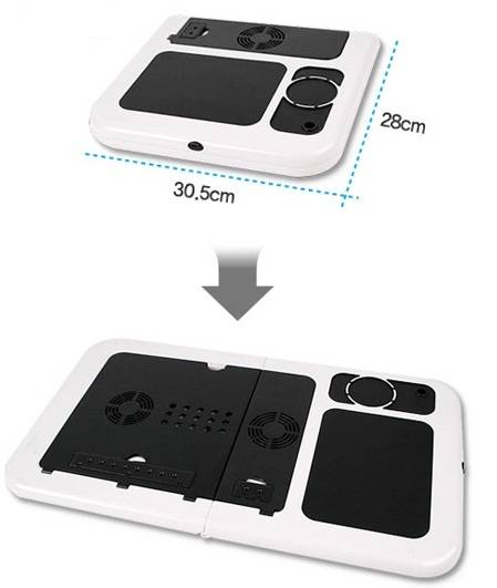 N-Desk 09 Katlanabilir Soğutuculu Laptop Masası