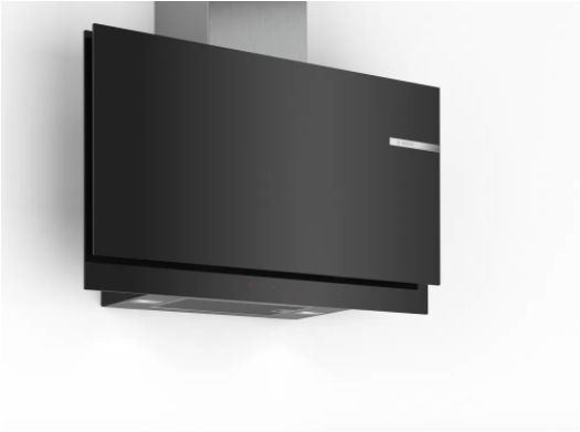 Bosch DWF97KM60 Siyah Duvar Tipi Davlumbaz