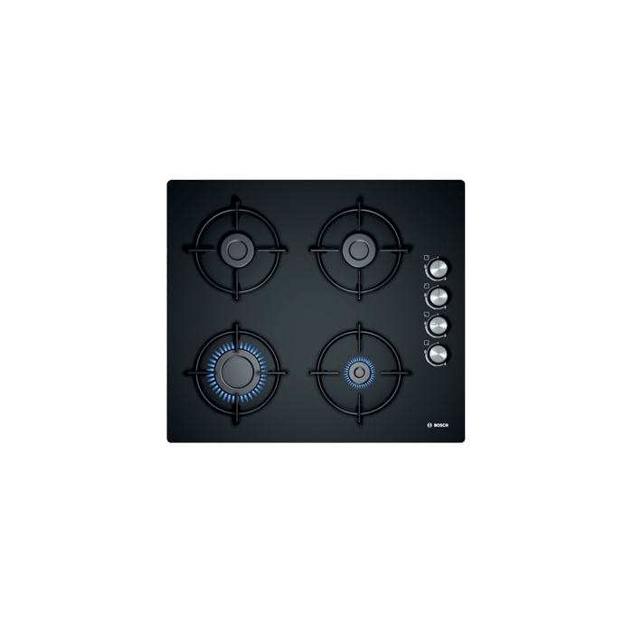 Bosch POP6C6O10L Gazlı Ocak Siyah