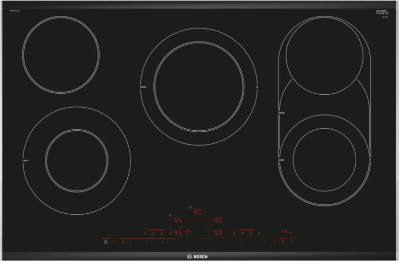 Bosch PKM875DV1D Siyah Cam Seramik Elektrikli Ankastre Ocak