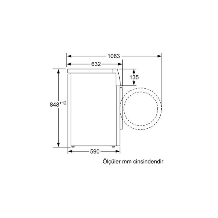 Bosch WAV28MH0TR 9 Kg Çamaşır Makinesi