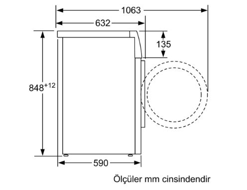 Bosch WAV28MH0TR 9 Kg Çamaşır Makinesi