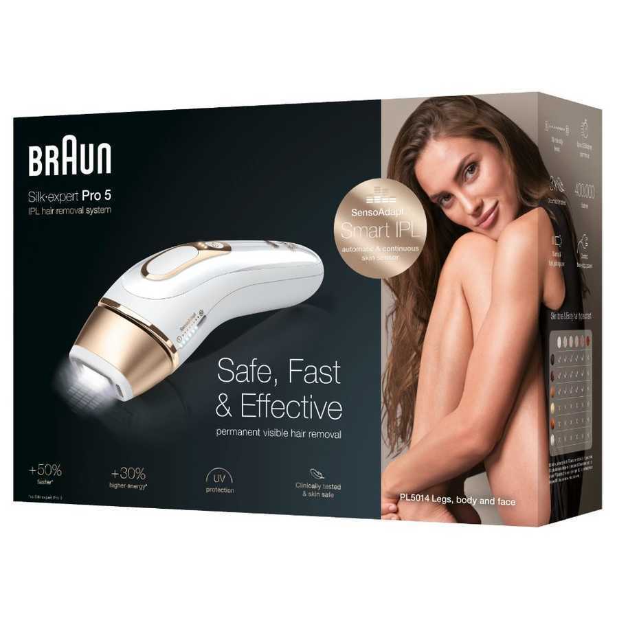 Braun Silk Expert Pro 5 PL5014 IPL 400.000 Atım Lazer Epilasyon Aleti