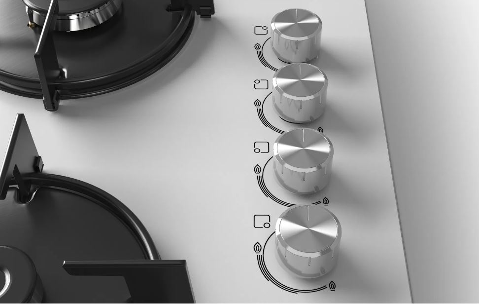 Bosch POP6C2O10L LPG'li Beyaz Cam Ankastre Ocak