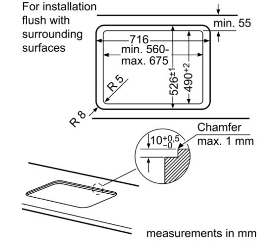 Bosch PPQ716B11E Ankastre Ocak