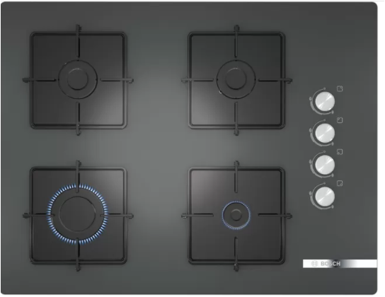 Bosch POP7C9O12O Gazlı Ocak Antrasit Gri