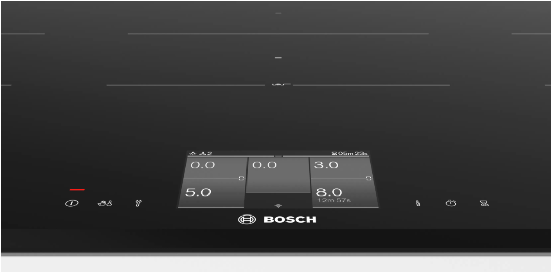 Bosch PXX975KW1E Siyah Seramik İndüksiyonlu Ankastre Ocak