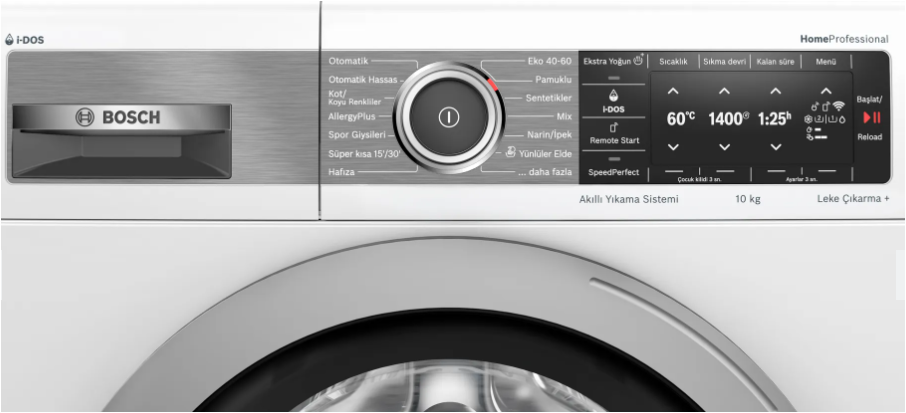 Bosch WAX28E50TR Home Professional 10 kg 1400 Devir Çamaşır Makinesi
