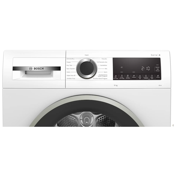 Bosch WQG24100TR Isı Pompalı Kurutma Makinesi 9 Kg