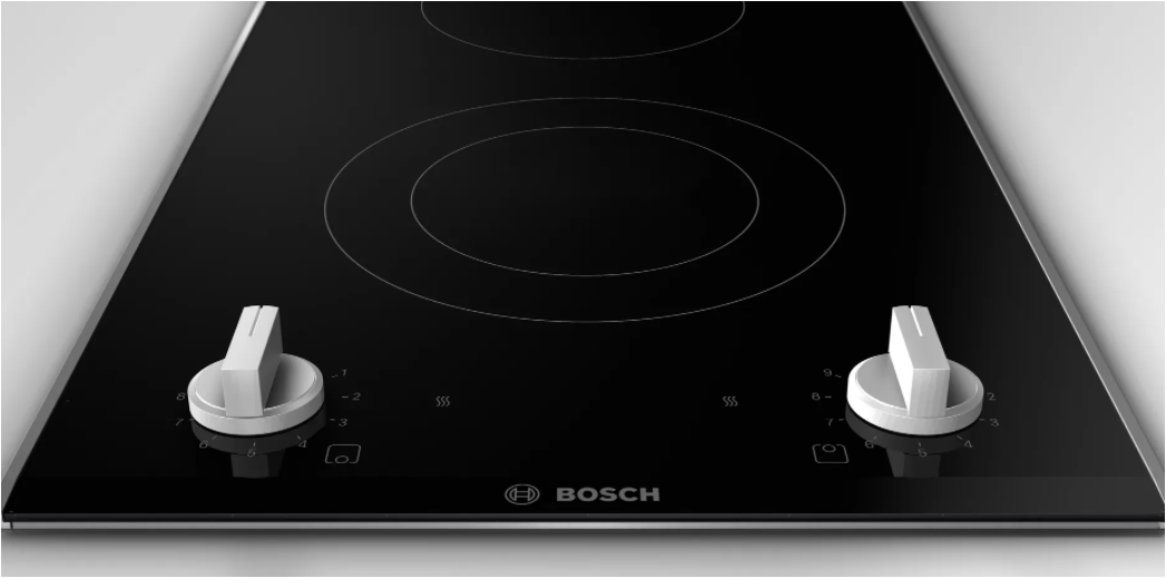 Bosch PKF375CA2E Elektrikli Domino Ocak 30 cm Siyah