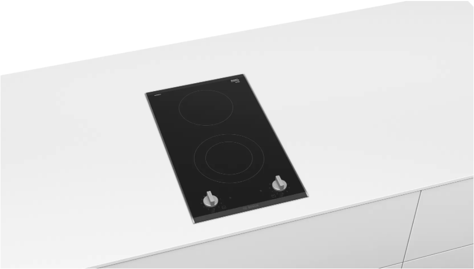 Bosch PKF375CA2E Elektrikli Domino Ocak 30 cm Siyah