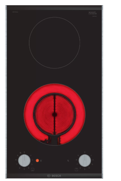 Bosch PKF375CA2E Elektrikli Domino Ocak 30 cm Siyah