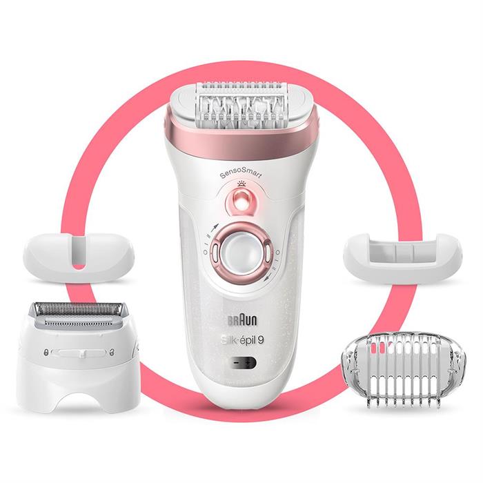 Braun Silk Epil 9 9725 SensoSmart Islak Kuru 2'si 1 Arada Epilatör