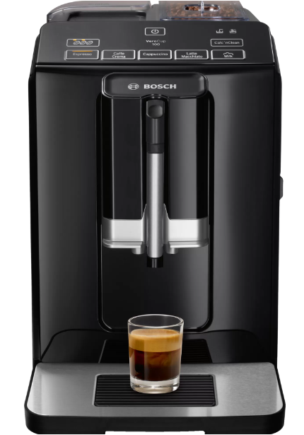 Bosch TIS30129RW Tam Otomatik Kahve Makinesi VeroCup 100 Siyah