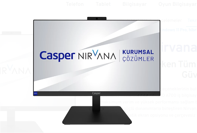 Casper Nirvana A70.1135-8V00X-V i5-1135G7 8 GB 500 GB SSD Iris Xe Graphics 23.8