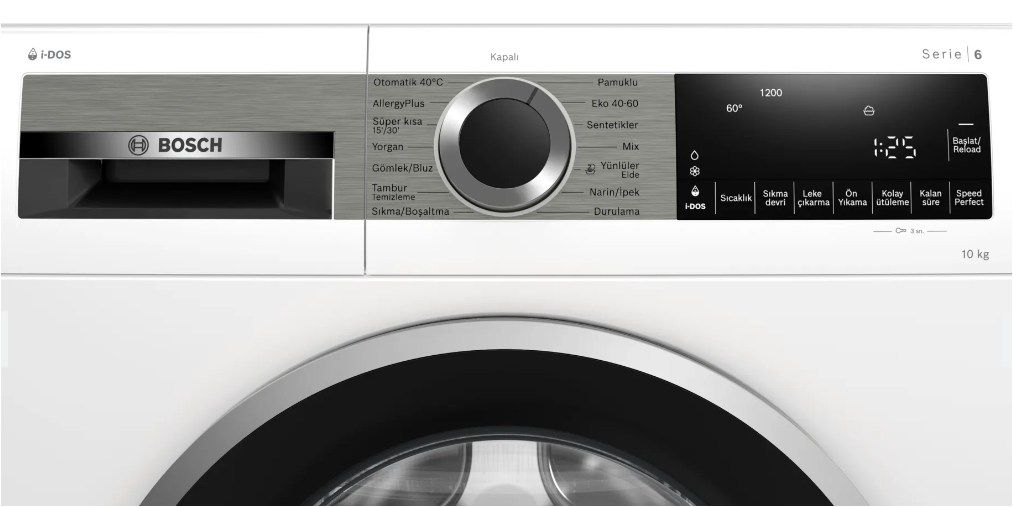 Bosch WGA252A0TR 10 kg 1200 Devir Çamaşır Makinesi