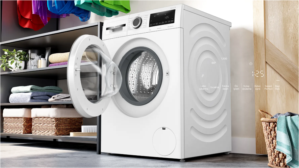 Bosch WGA142X2TR 9 Kg 1200 Devir A Enerji Çamaşır Makinesi