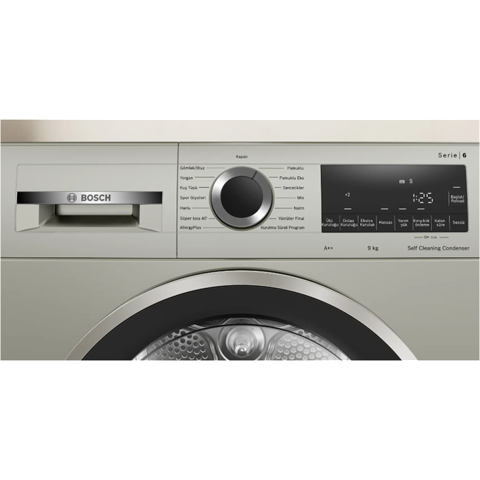 Bosch WQG244CTTR 9 kg Çamaşır Kurutma Makinesi