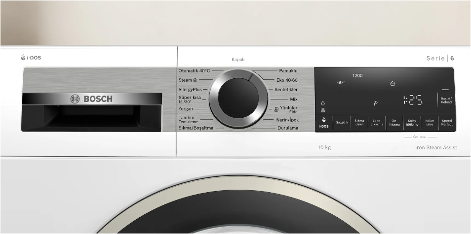 Bosch WGA252F0TR 10 kg 1200 Devir Çamaşır Makinesi